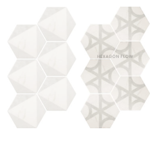 Carrara Hexagon