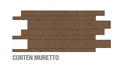 Grès Cérame, Metaline Muretto, 30 x 60 cm, Ep. 9 mm,Vendu à la pièce, 1 Bte = 4 pièces