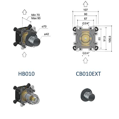 Corps Encastré - HB010