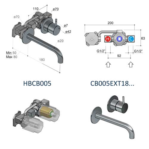 Corps Encastré - HBCB005