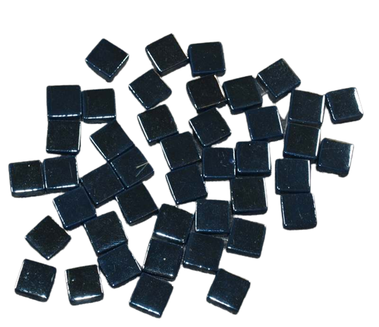 Emaux de Briare Chrome, 1 x 1 cm, à la pièce