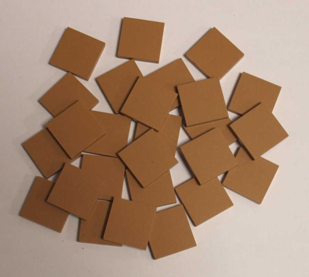 Grès Cérame 5 x 5 cm - Caramel, Par 100g