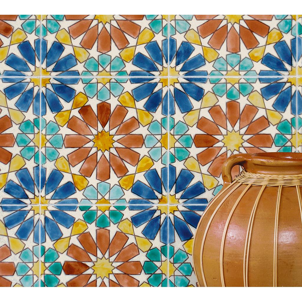 Faïence Nostalgia Décors, 20 x 20 cm, Ep. 11 mm, Vendu à la pièce 