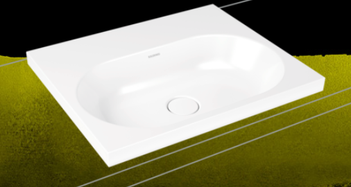 Vasque Semi Encastrée Centro, Acier Émaillé