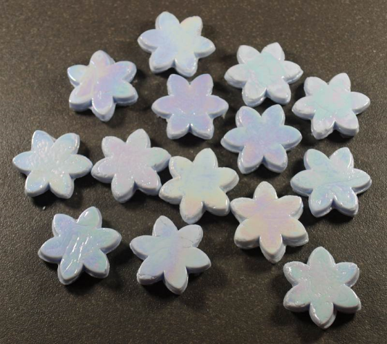 Fleurs Bleu Pastel 3 cm, par 100g