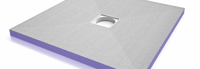 Fond de Douche Jackon, 90 x 90 cm, ep. 40 mm,  Centré Aqua, vendu à la pièce