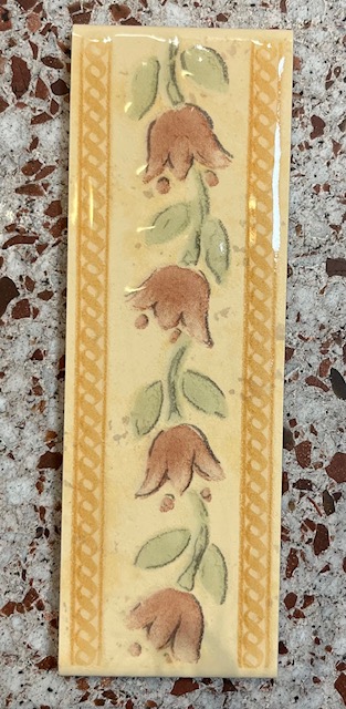 Frise pour salle de bain, à la pièce