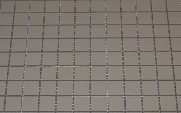 Gres Cerame 2 x 2 cm  Gris Pale en plaque