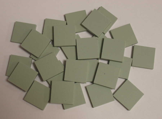 Grès Cérame 2 x 2 cm - Pistache, Par 100 gr