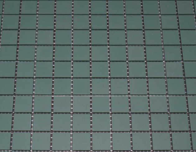 Grès Cérame 2 x 2 cm - Vert, à la plaque 