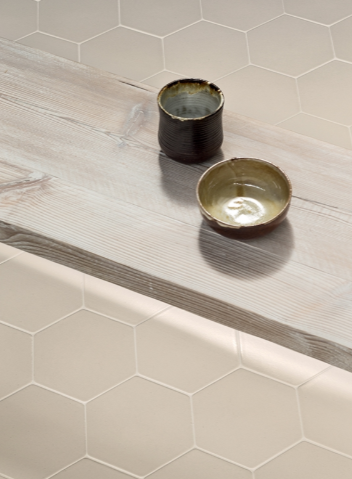 Grés Cérame Phenomenon Hexagone, 16.5 x 14.5 cm, Vendu au m², 1 Bte = 0.65 m²