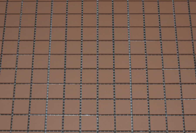 Grès Cérame 2 x 2 cm - Vieux Rose, en plaque