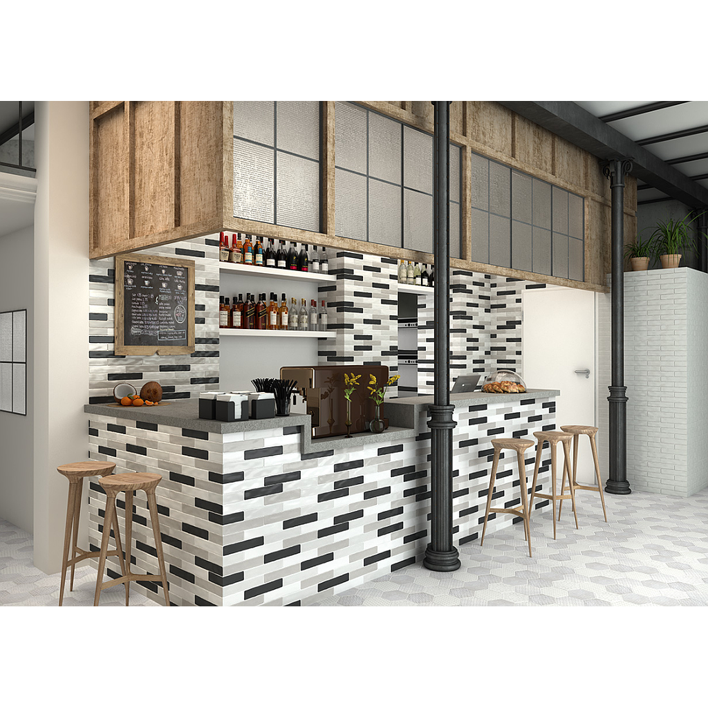 Faience Rustic, 5 x 25 cm, Vendu au m², 1 Bte = 0.50 m²