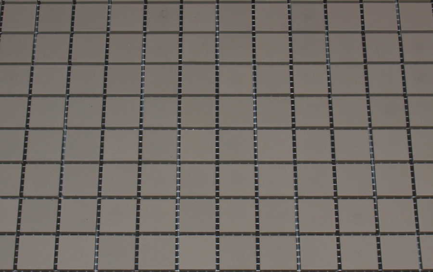 Grès Cérame 5 x 5 cm - Perle, à la plaque