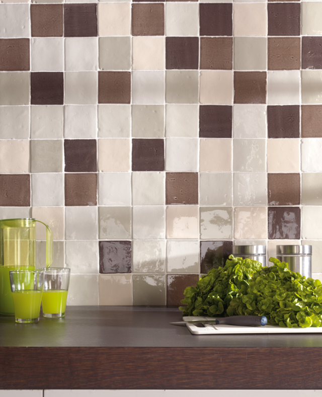 Faïence Provenza Craquelé, 10 x 10 cm, Vendu au m², 1 Bte = 1 m²