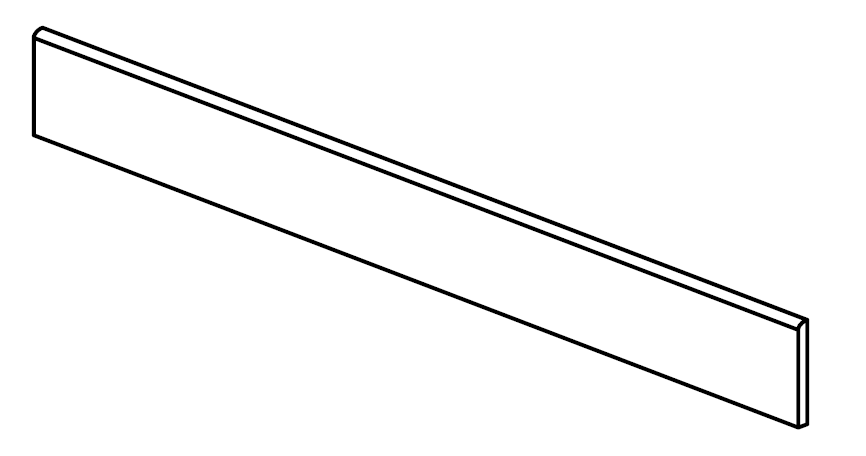 Plinthes Cromatica, 9.5 x 30 cm, Vendu à la pièce