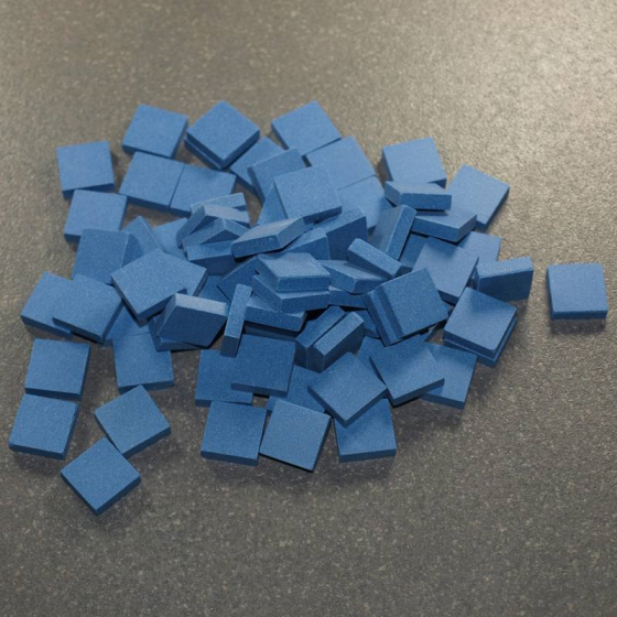 Grès Cérame Bleu Nuit, 1.2 x 1.2 cm, Par 100g