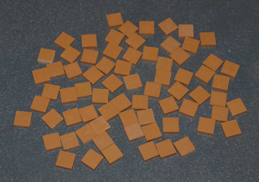 Grès Cérame Caramel, 1.2 x 1.2 cm