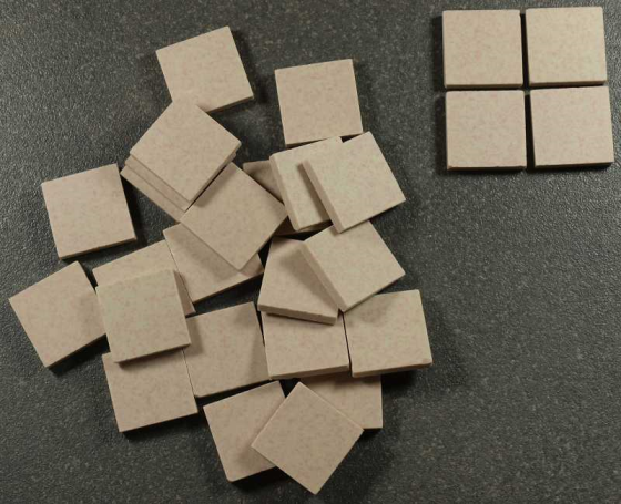 Grès Cérame Paray 2 x 2 cm - Saumon 5