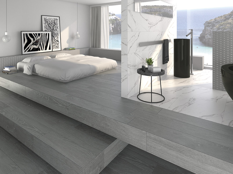 Grès Cérame Thalassa-R Blanco, 30 x 60 cm, Vendu au m²