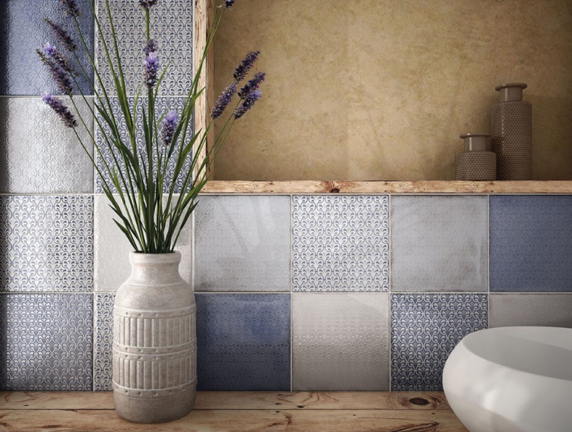 Faïence Splendours, 15 x 15 cm, Vendu au m², 1 Bte = 1 m²