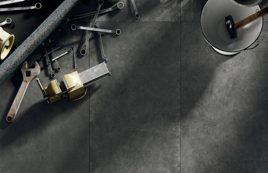 Faïence Diesel Hard Leather, 120 x 60 cm, ep. 9mm, Vendu au m², 1 Bte = 1.44 m² 