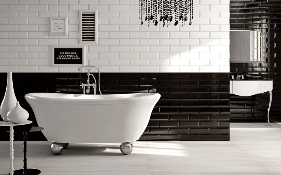 Faience Adamas, 10 x 30 cm, Vendu au m², 1 Bte = 0.90 m²