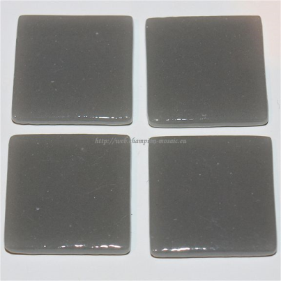 Pâte de verre 106A (Gris) 2,3 x 2,3 cm, par 100g
