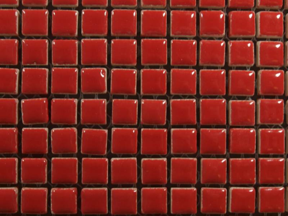 Micro Emaillée 9 x 9 mm n°15 Rouge Pivoine, par 100g