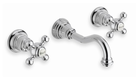 Parigi - Mélangeur Lavabo Mural - 3 Trous - PG 242