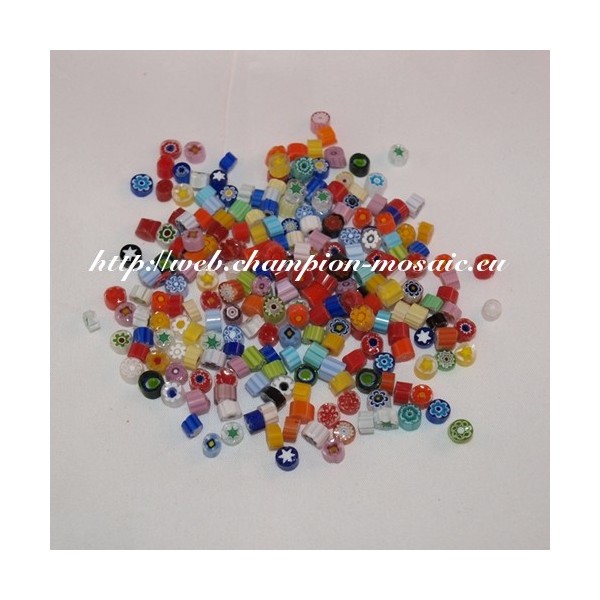 Millifiori n°57 Mix Transparent 4-5 mm, par 50g
