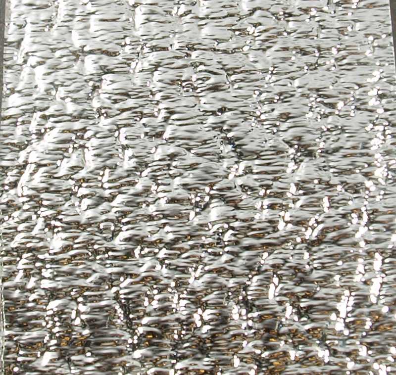 Miroir Coloré E2 - Argent Granité - 20 x 20 cm