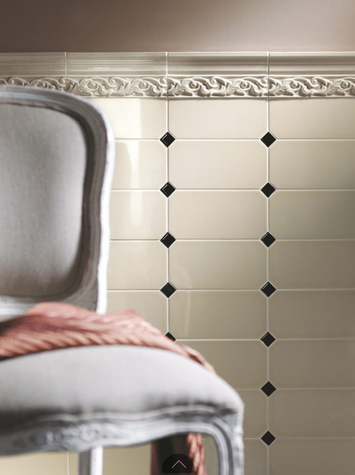 Faience Murale, New Classic Octogone, 13 x 26 cm, Vendu au m², 1 bte = 0.507 m²