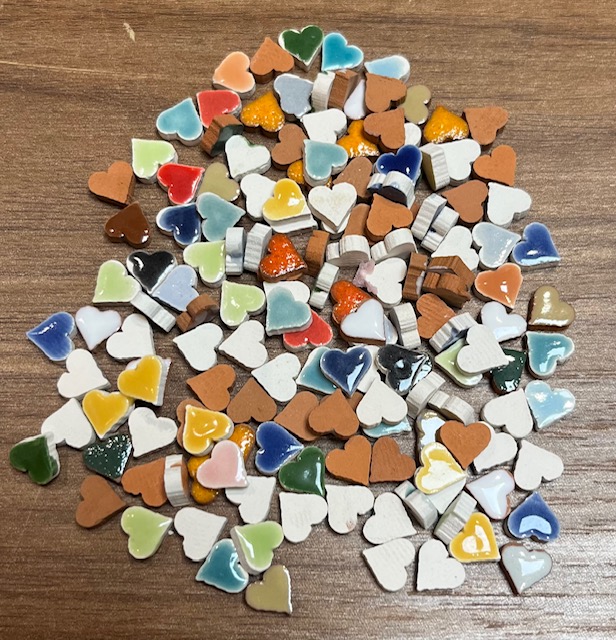 Mix mini mosaïque ( Mini Cœur ), Par 50g