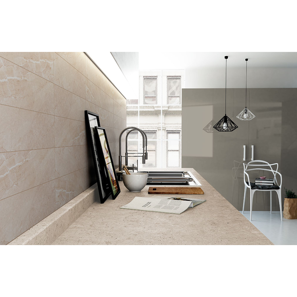 Faïence Arianne, 25 x 60 cm, Ep. 9.7 mm, Vendu au m², 1 Bte = 1.05 m²