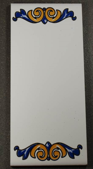 Numéro Vierge en Faience 6,5 x 15 cm