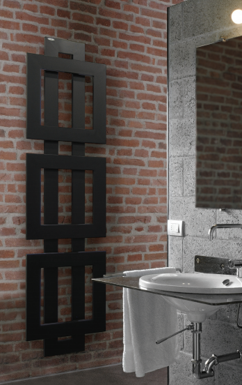 Cross-Q - Sèche Serviettes - Carrés superposés