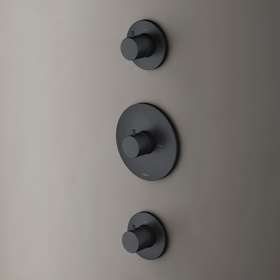 Cobber - Façade Mitigeur Douche - Encastré -  Robinet Arret - CB007