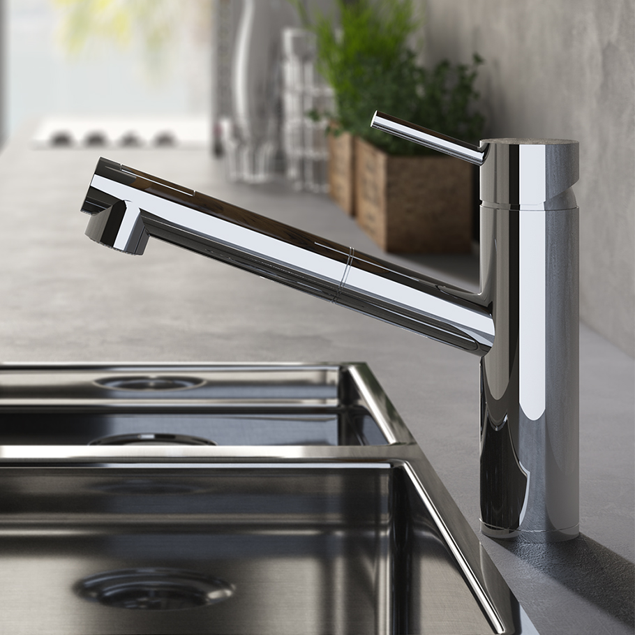 Fellow - Mitigeur Evier - Avec Douchette - FKM10