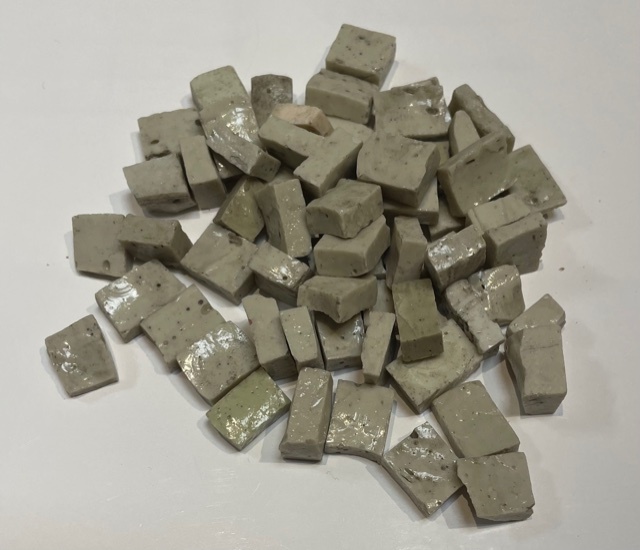 Smalts Antiques - Gris Blanc, Par 100g