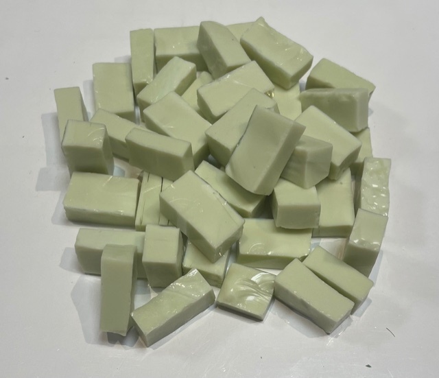 Smalts Antiques - Vert Très Clair, Par 100g