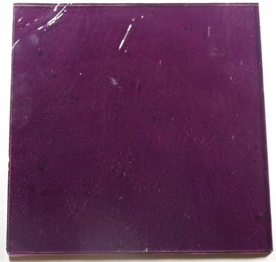 Verre Murano Amestista 20 x 20 cm