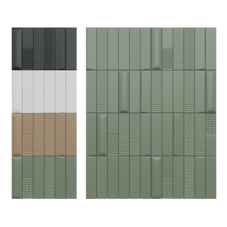 Faïence Biscuit, Strip, 5 x 20 cm, Ep. 8 mm, Vendu au m², 1 bte = 0.44 m²