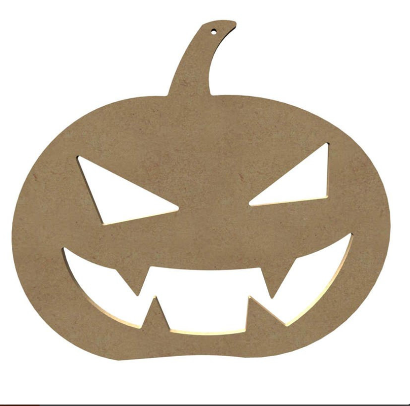 Citrouille en bois à décorer 28 x 25 cm