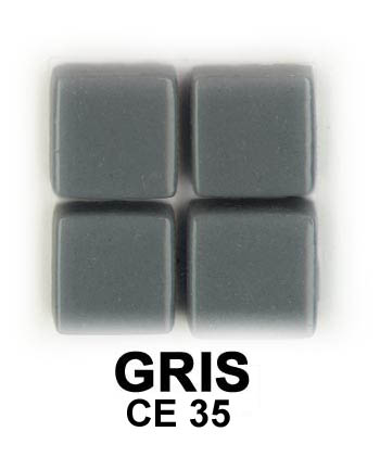 Micro Briare 1 x 1 cm Gris, par 100g