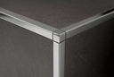 ZQAGN / - Angles pour profilé - ProAngle Q - Alu Brillant Griffé