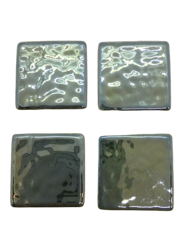 Emaux de Briare Titane 2.5 x 2.5 cm, à la pièce