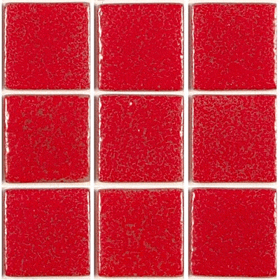 [174] Pâte de verre 174 (Nuagé rouge) 2,3 x 2,3 cm, Par 100g