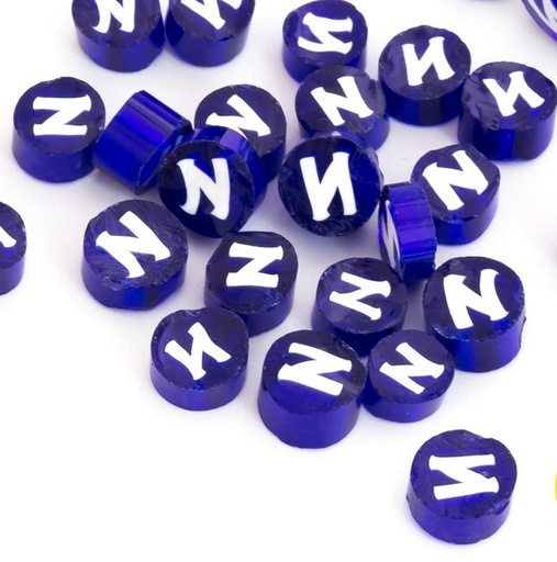 [595799T05] Assortiment de chiffre - Bleu et Blanc, Par 50 g
