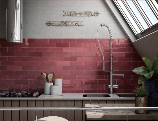 Faïence Artisan, 6.5 x 20 cm, Vendu au m², 1 Bte = 0.5 m²